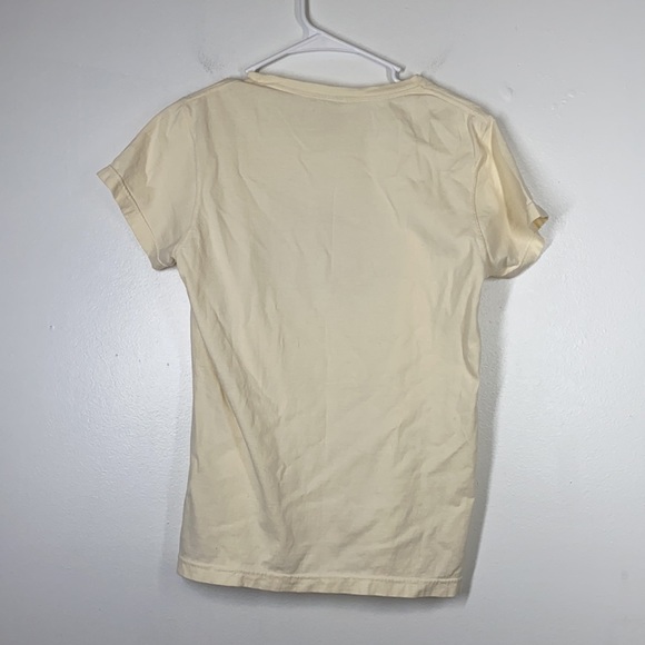 COMFORT COLORS Embroidered Floral Boho Graphic Tee Top Small - Picture 4 of 4